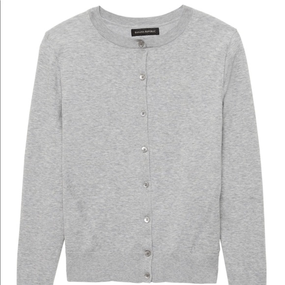 Banana Republic Sweaters - Gray Banana Republic Cardigan